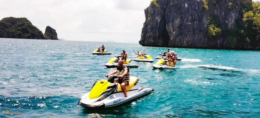 Jet Ski - Orange Wave H 2