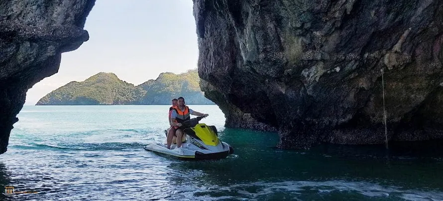 Jet Ski - Orange Wave H 4