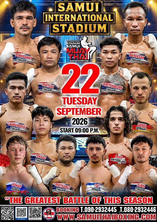 thai Boxing 22-09-2026